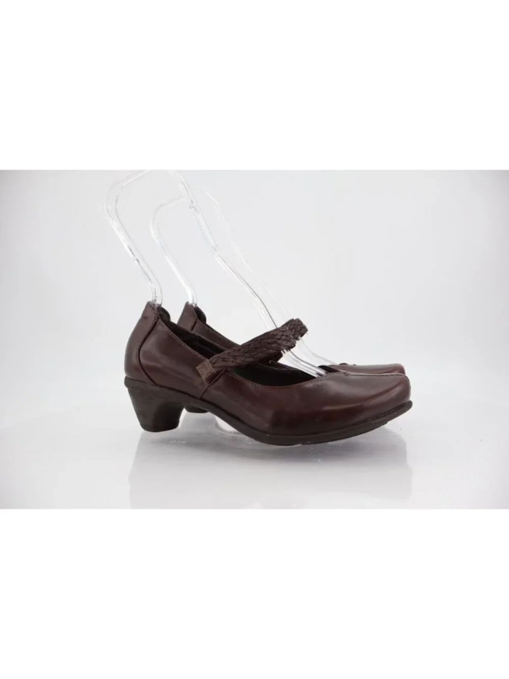 NAOT Forward Mary Janes Women's 6 37 Brown Leather Low Heel Comfort Shoes
